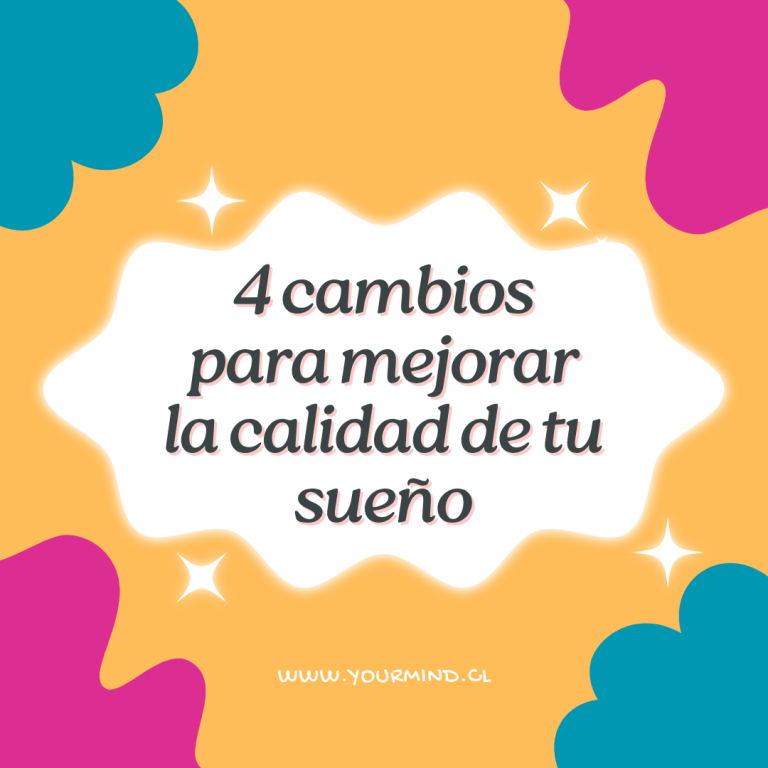 4 cambios para mejorar la calidad del sueño